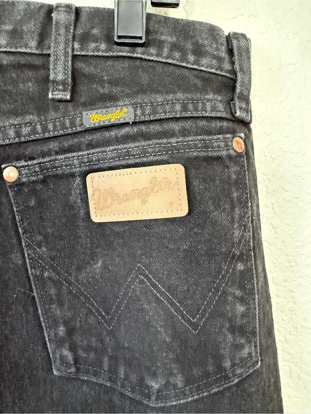 Wrangler 13MWZ Cowboy Cut Original Fit Jeans Shadow Black Men’s 38x34